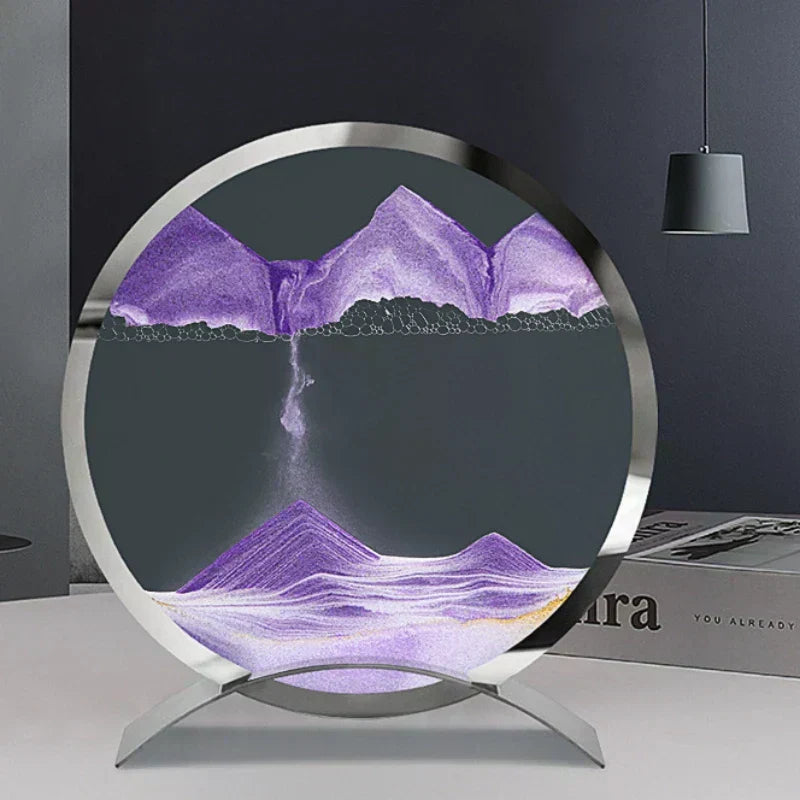 Sandkunstlampe, Velora-vandrende sandskulptur med blødt stemningsfuldt lys