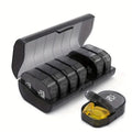 7-Day AM/PM Pill Organizer – Portable Pill Box for Week & Travel