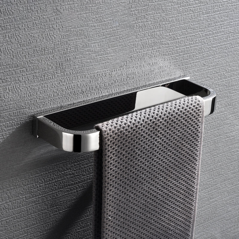 5-piece modern bathroom accessories as single item or in set Polished chrome bathroom set