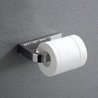 5-piece modern bathroom accessories as single item or in set Polished chrome bathroom set