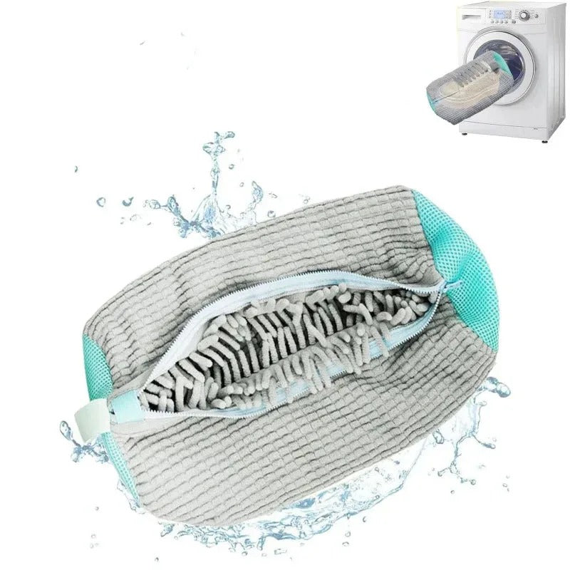 Lot de 2 sacs de lavage pour chaussures, pour protéger le linge à la maison | Fioriscas