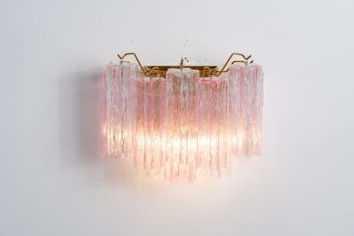 Aurora wandlamp Tronchi glazen buis gelaagd amber modern | Fioriscas