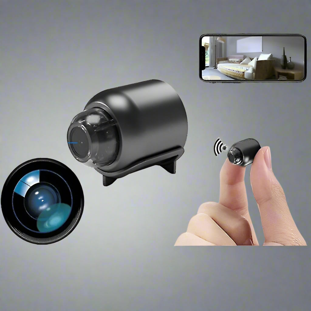 Bezdrátová bezpečnostní kamera LumaNova Nano 1080p HD s montáží bez vrtání