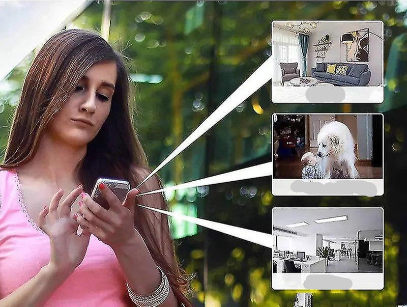 Bezdrátová bezpečnostní kamera LumaNova Nano 1080p HD s montáží bez vrtání
