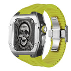 ערכת נרתיק AstraGuard ל-Apple Watch Ultra, מעטפת טיטניום עם רצועת גומי פלואורי