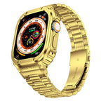 Nerezový ocelový pásek a pouzdro Alera pro Apple Watch, vše v jednom
