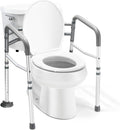 高齢者向け、調節可能なサポート付きGripGuardトイレ用手すり | Fioriscas
