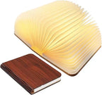 Opvouwbare boeklamp met warme houtafwerking, draadloze led-nachtlamp-segmented_1_1