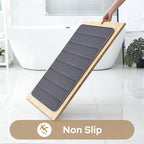 3-Piece Non-Slip Bath Set, Memory Foam Mats with Grip Backing