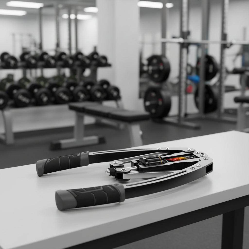 Adjustable hydraulic arm trainer for intensive upper body training - Fioriscas