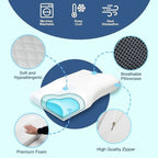 snoring pillow - Ergonomic & comfortable for a restful night - Fioriscas