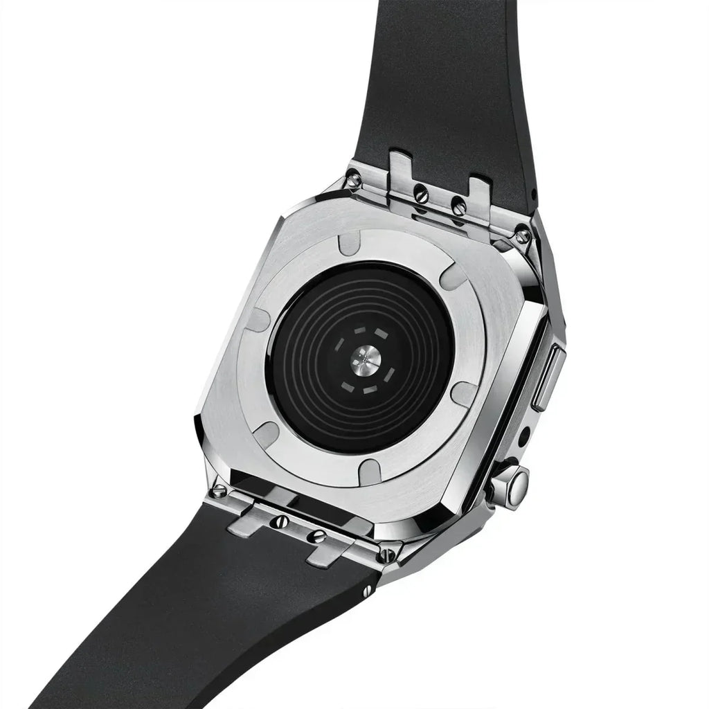 Apple Watch-etui og silikonearmbåndsæt, Kirello 316L stål