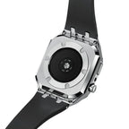 Apple Watch-etui og silikonearmbåndsæt, Kirello 316L stål