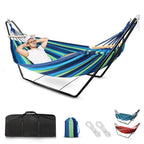 Two-Person Garden Hammock With Stand, 200kg Weight Capacity