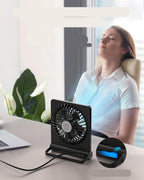 静かなオフィスや寝室に最適な、超静音運転のコンパクト卓上ファン BreezeQuiet | Fioriscas