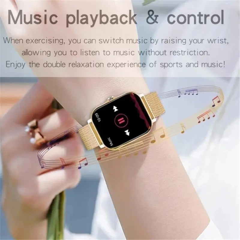 שעון חכם עם שיחות Bluetooth וצג מגע, PulseWave