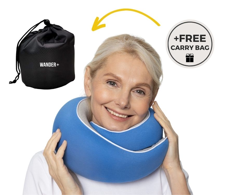 Memory Foam Travel Neck Pillow | Fioriscas