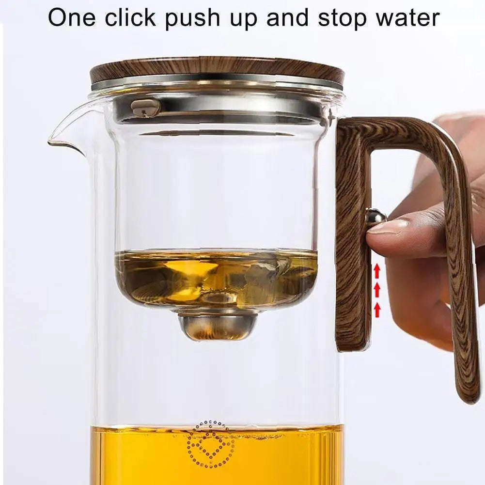 Tea Lovers Glass Teapot With Magnetic Filter For Everyday Brewing | Fioriscas