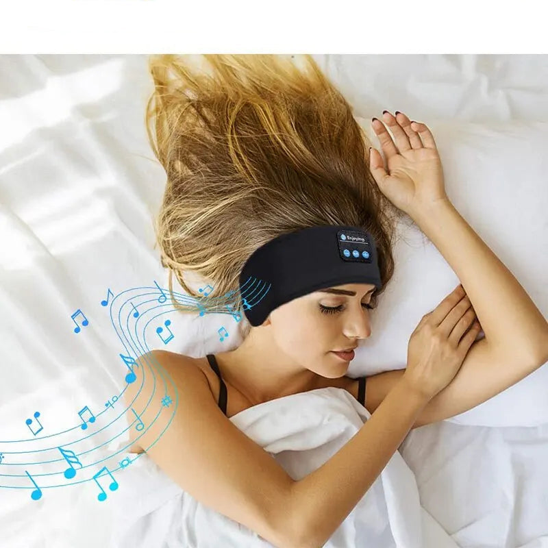 Fascia per il sonno SomniBand Bluetooth con altoparlanti integrati e tessuto morbido, batteria da 10 ore | Fioriscas