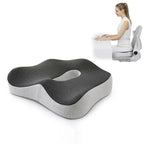 NovaLum Memory Foam Lumbar & Seat Cushion Set for Car and Office