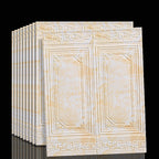 Contemporary waterproof wall cladding peel and stick interior stretch panels