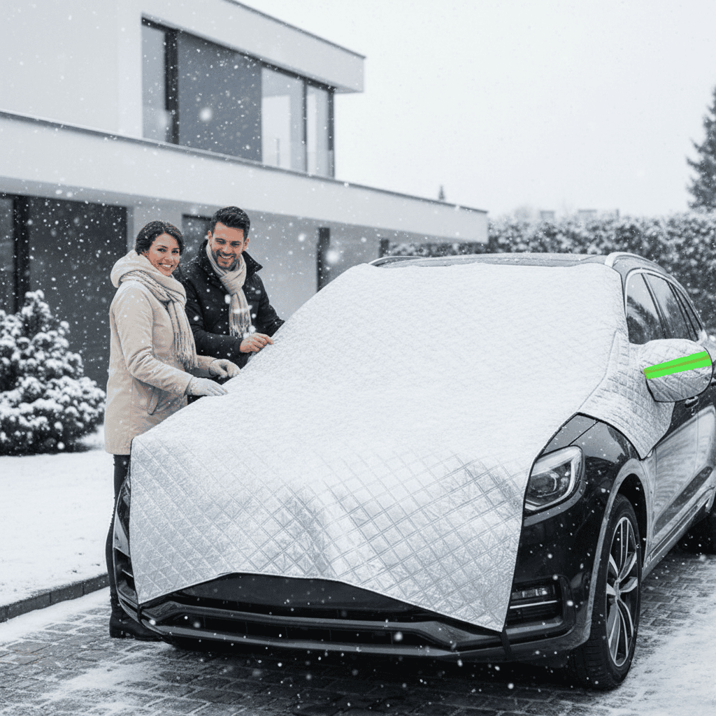 Reflective all-weather cover against frost & heat - Fioriscas