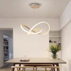 Arisha moderne LED hanglamp, zwart/wit, woonkamer/slaapkamer | Fioriscas