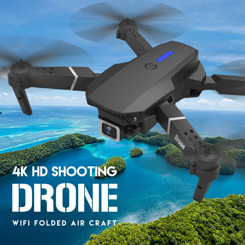 SkyNova Cuadricóptero portátil con Wi-Fi FPV y cámara HD 4K | Fioriscas