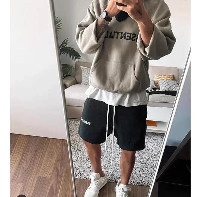 Essentials | Fear of God | Vetoketjullinen huppari kengurutaskulla
