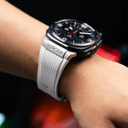 Samsung Watch Ultra Silicone Strap, Mavero Contoured Fit, Folding Buckle
