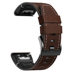 Garmin Fenix hibrid óraszíj, bőr és szilikon, Arion sorozat