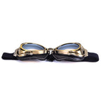 Foldable Motorcycle Riding Goggles with Scratch-Resistant PC Lenses