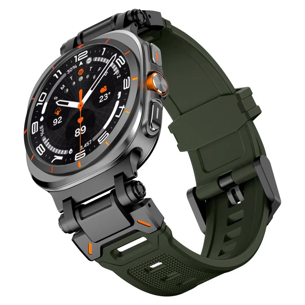 Pulseira de Relógio em Silicone Explorer para Samsung Galaxy Watch Ultra | Fioriscas