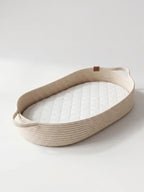 Portable Cotton Rope Baby Changing Basket with Pad | Fioriscas