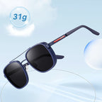 Vintage Polarized Sunglasses with Lightweight UV-Protective Frame