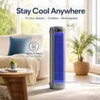 AirWave – Portable Rechargeable Air Conditioner with 12-Hour Battery Life