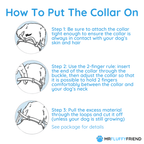 Collier répulsif anti-puces et anti-tiques pour chien, réglable et étanche, pour l’extérieur