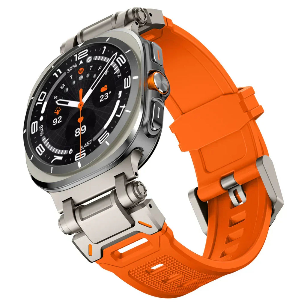 Pulseira de Relógio em Silicone Explorer para Samsung Galaxy Watch Ultra | Fioriscas