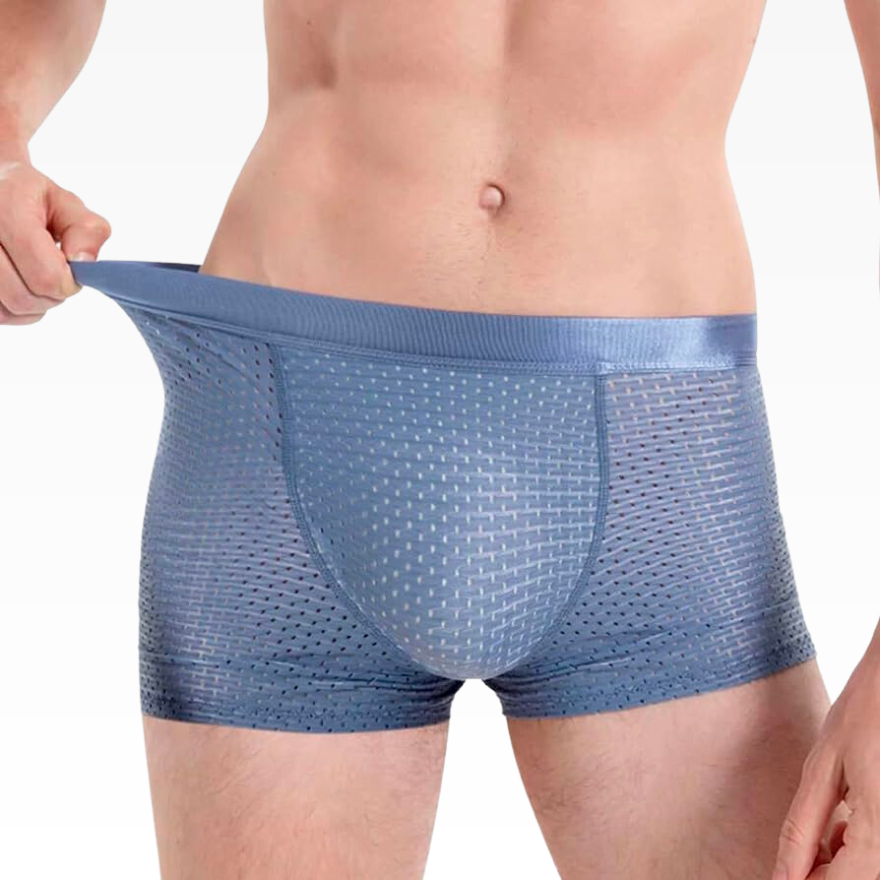 AzuriWeave Bamboo Boxer Shorts For Men, 4-Pack, Sizes M To 2XL