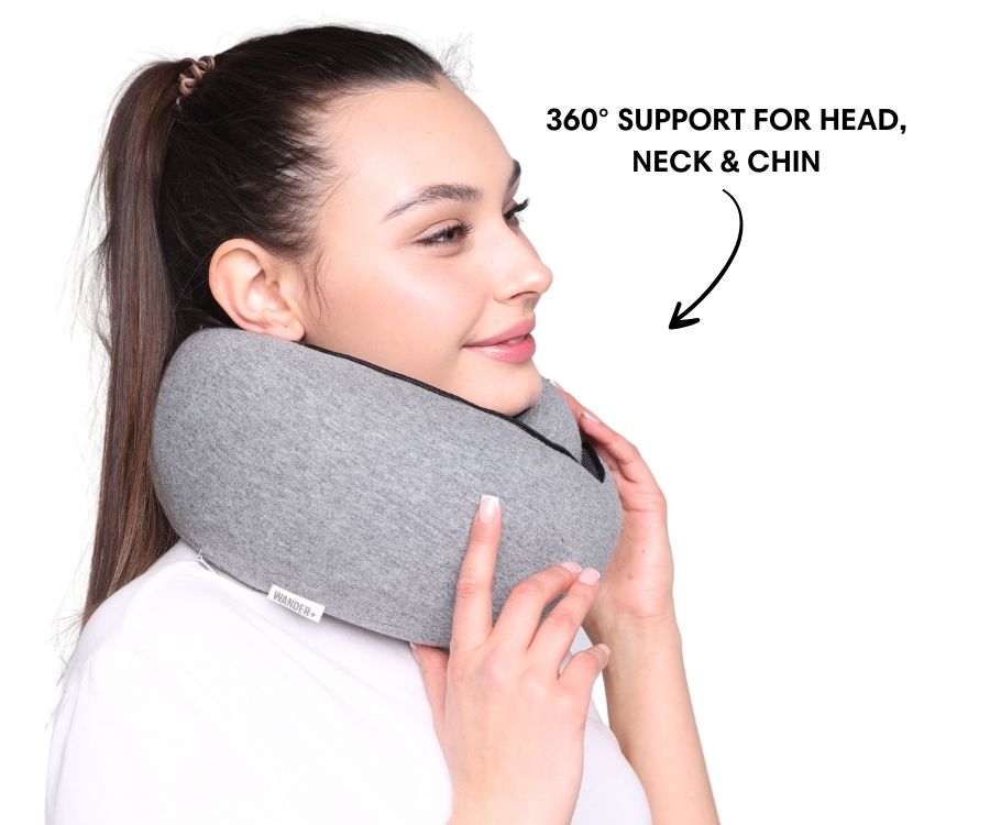Memory Foam Travel Neck Pillow | Fioriscas