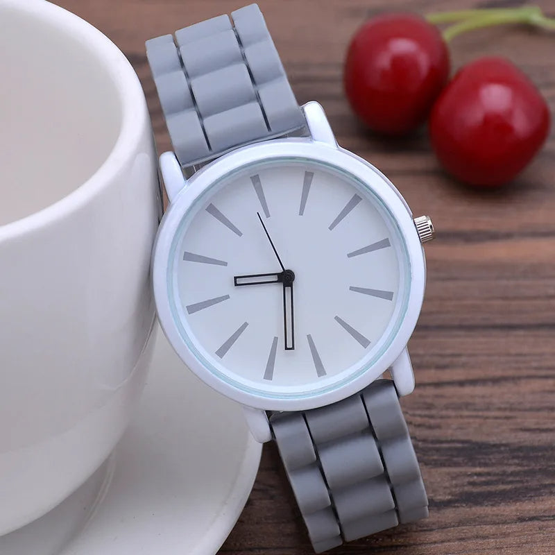 Montre KairoHue à bracelet en silicone, couleurs éclatantes et mouvement à quartz