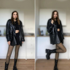 Sheer Fleece-Lined Tights With Warm Soft Inner Layer