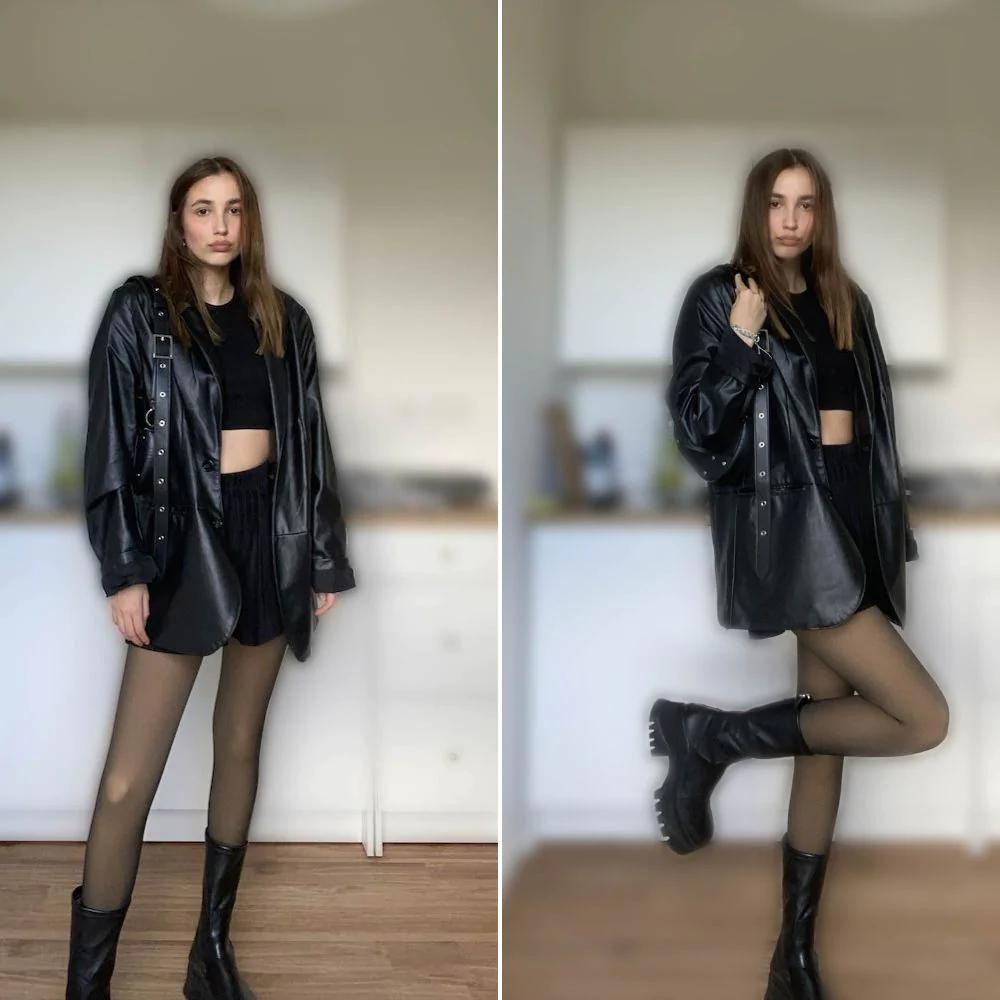 Sheer Fleece-Lined Tights With Warm Soft Inner Layer