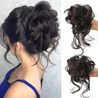 Curly Hair Bun – Clip-in Hair Piece with Volume and Natural Look