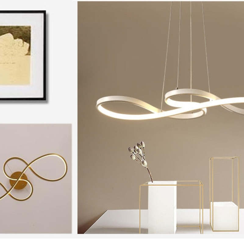 Durell muzikale noot hanglamp, zwart & goud | Fioriscas