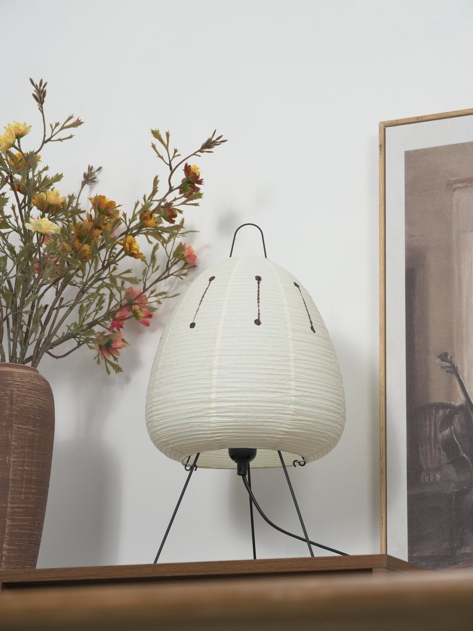 Shiori Glow Handmade Mulberry Paper Table Lamp Inspired By Japanese Lanterns