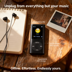 Retro hudební přehrávač – kompaktní MP3 přehrávač s kapacitou 64 GB a klasickým designem | Fioriscas