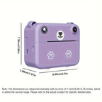 SnapKid Instant Print Camera for Kids – 1080P HD Photo & Video with Printing Paper & USB Charger