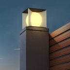 Ray Modern Moon Outdoor Pier-Mount Pillar Light - Neutralighting
