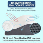 snoring pillow - Ergonomic & comfortable for a restful night - Fioriscas